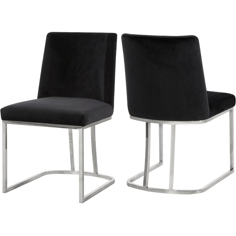 Noah Velvet Upholstered Side Chair & Reviews Joss & Main